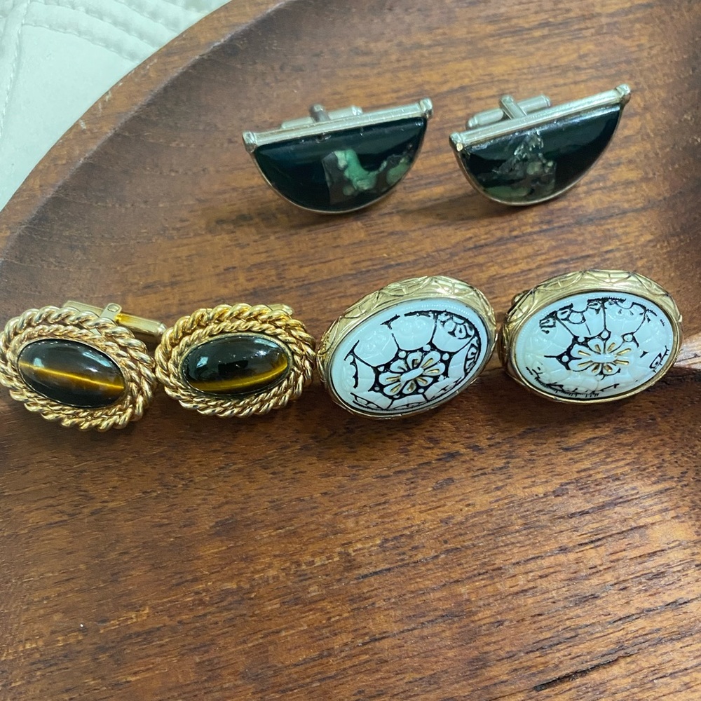 Vintage cuff links. Bundle